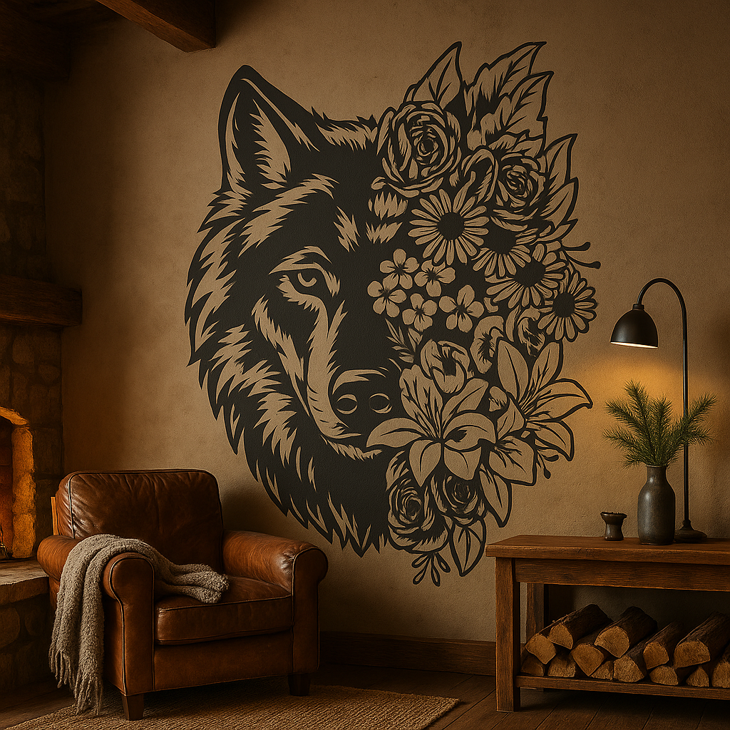 Floral Wolf - FA021