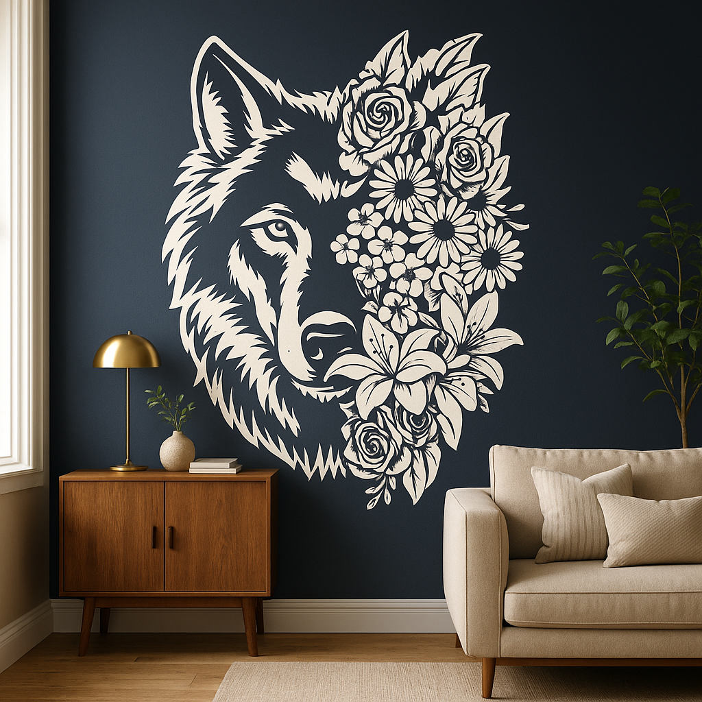 Floral Wolf - FA021