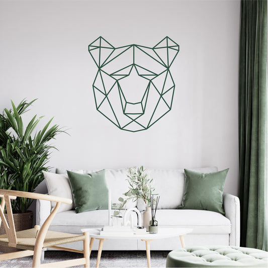 Geometric Bear Head - G003