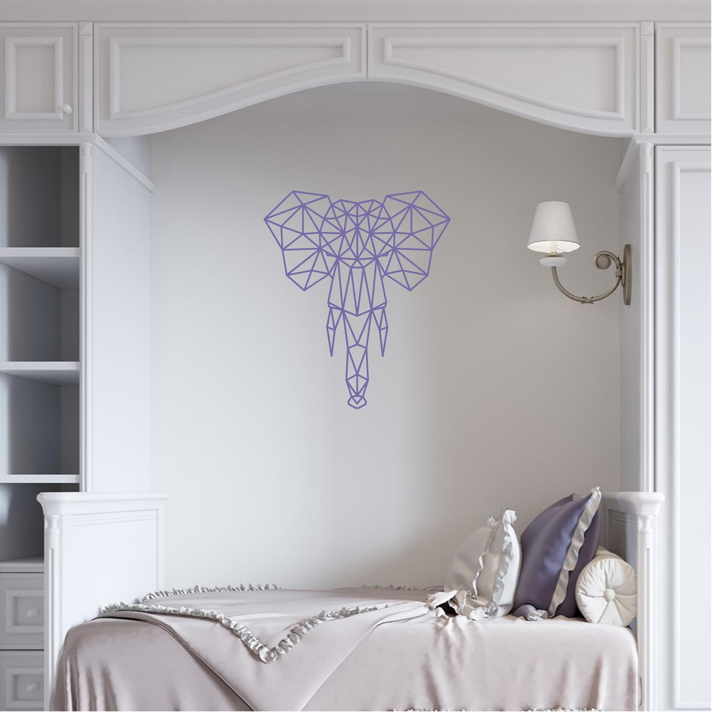 Geometric Elephant Head  - G016