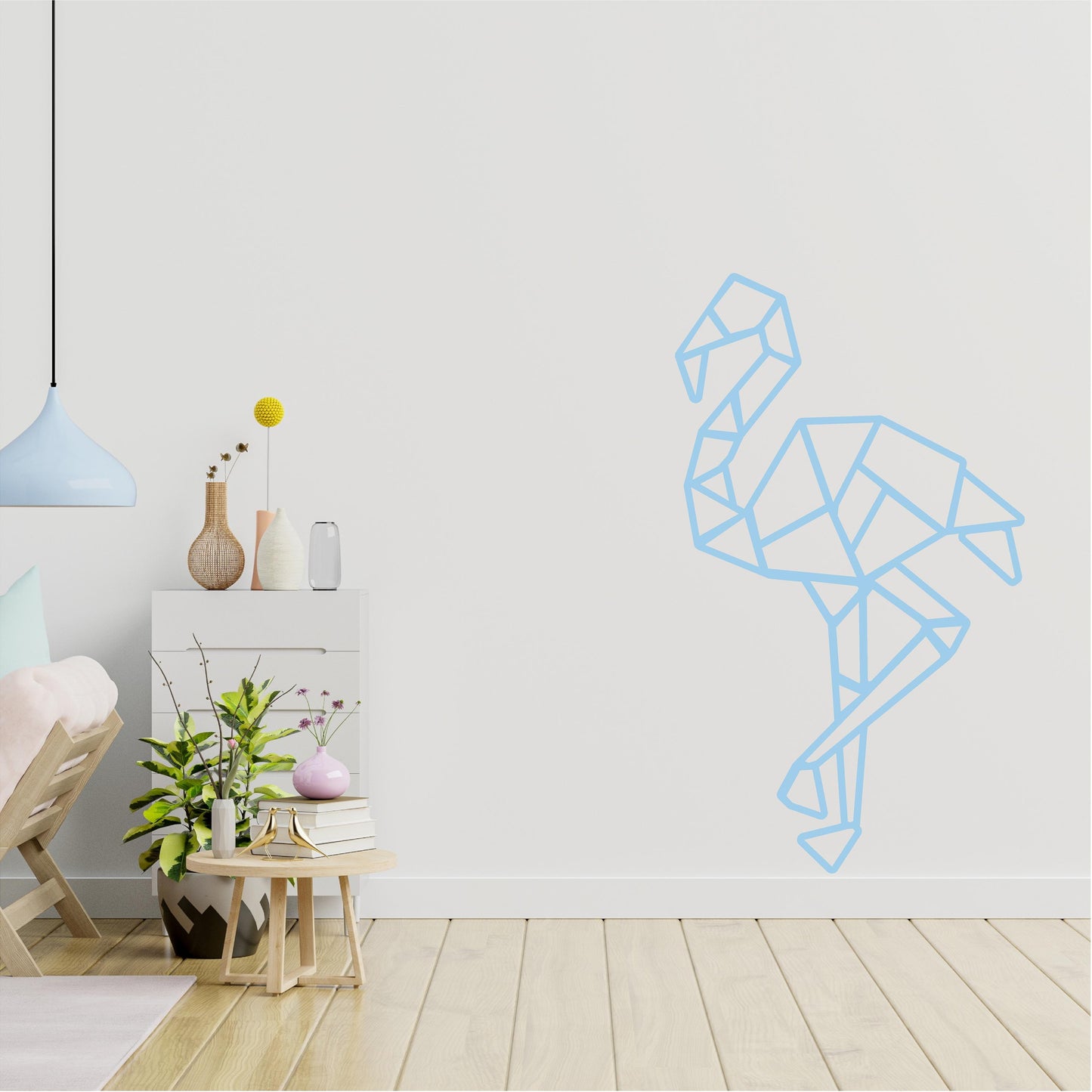 Geometric Flamingo - G017