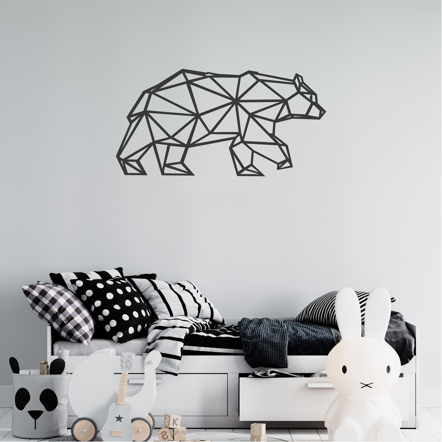 Geometric Grizzly Bear - G019