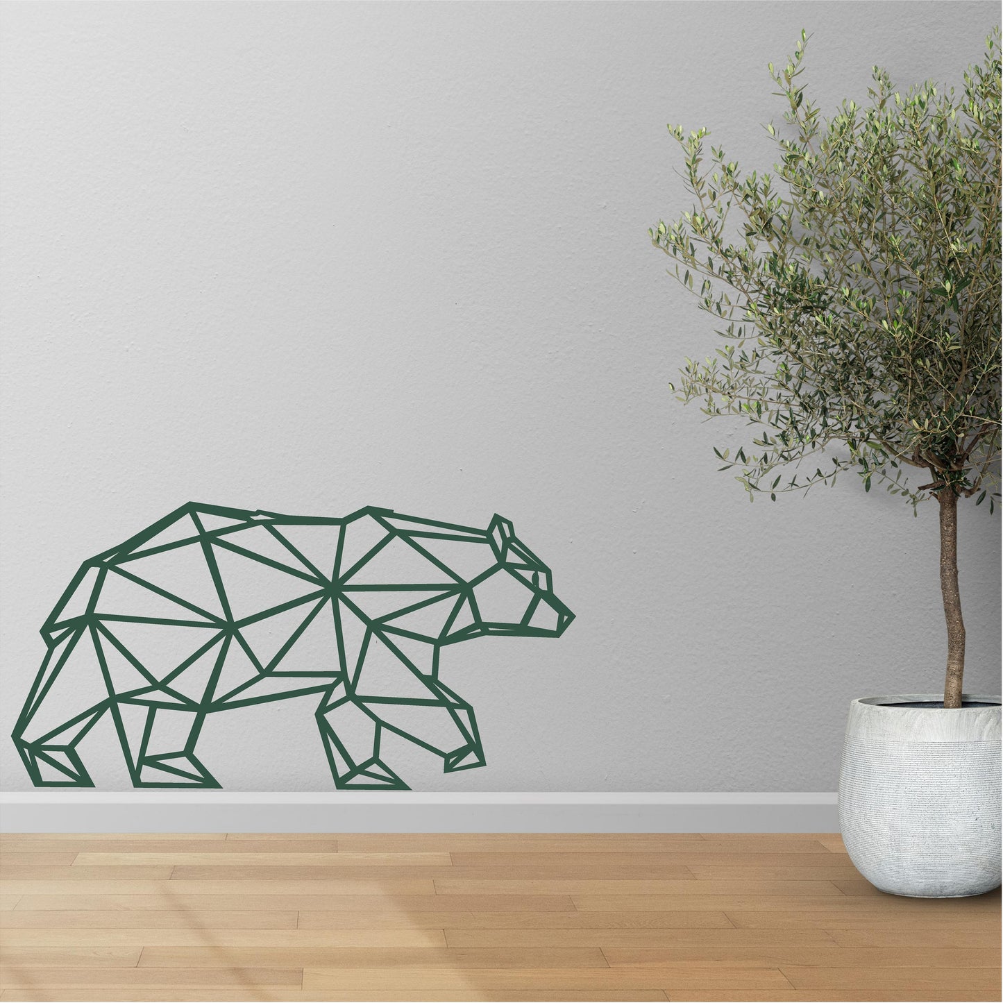 Geometric Grizzly Bear - G019