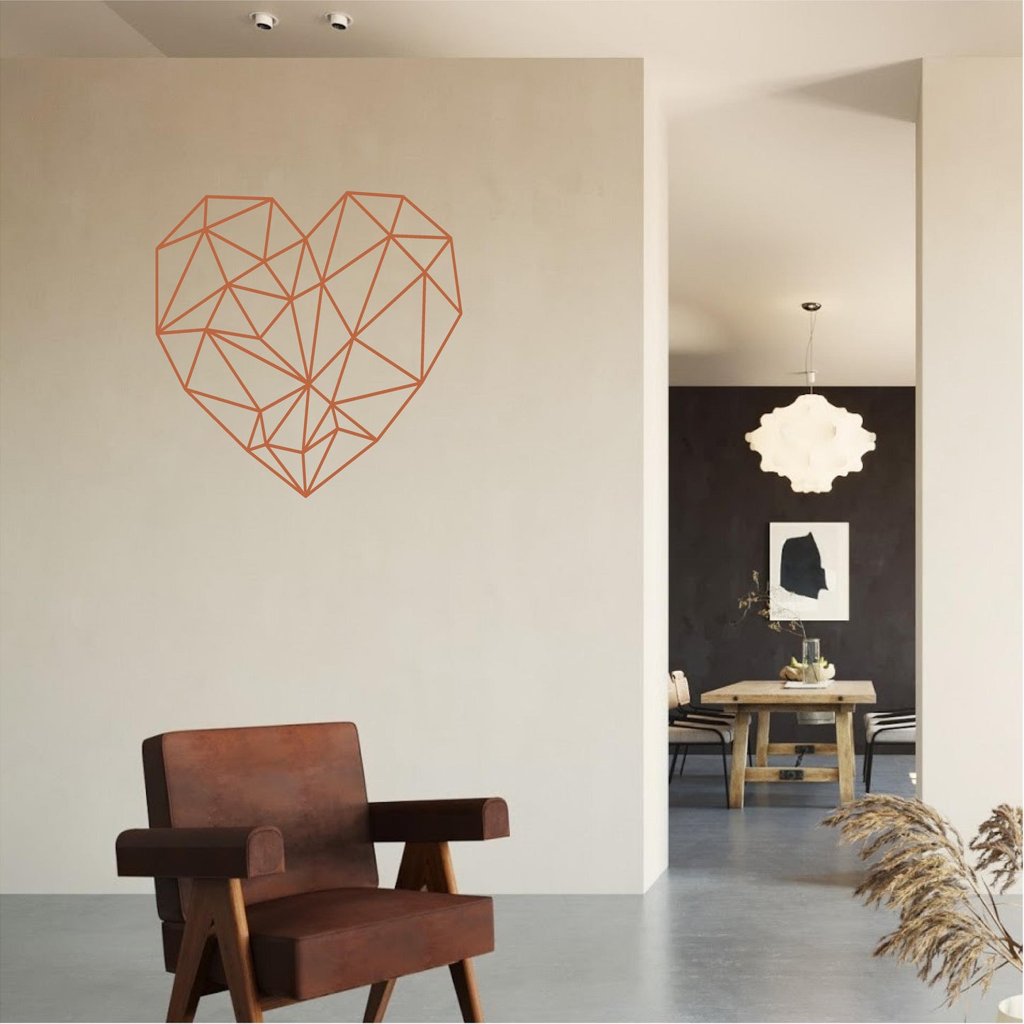 Geometric Love Heart - G034