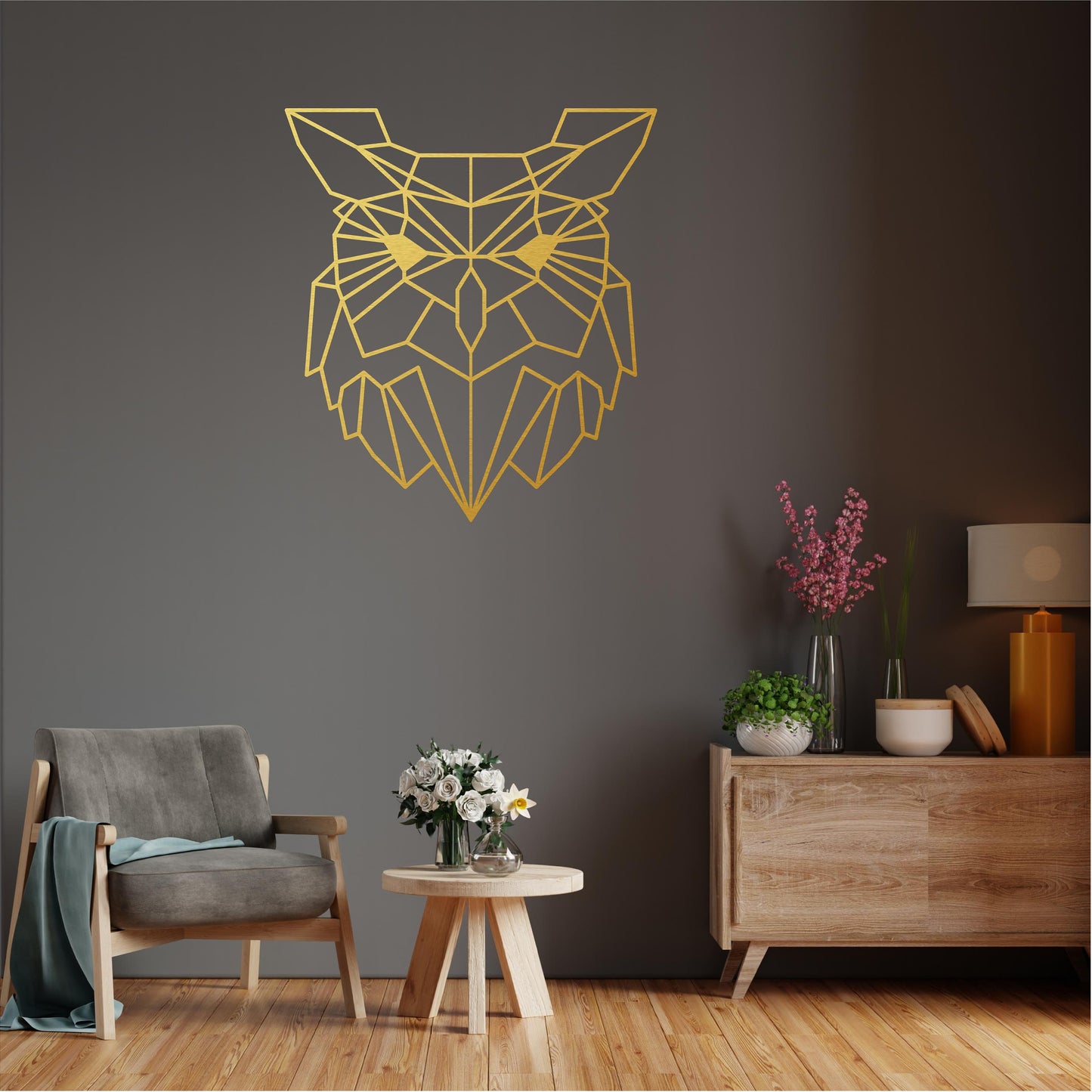 Geometric Owl - G038