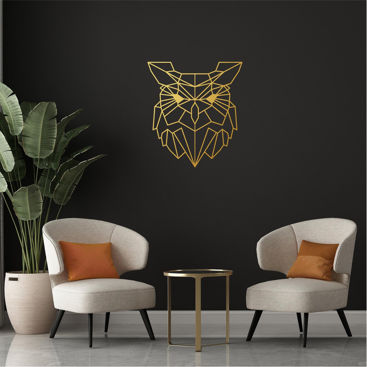 Geometric Owl - G038