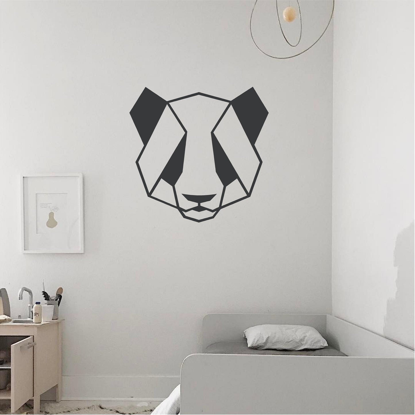 Geometric Panda Face - G040