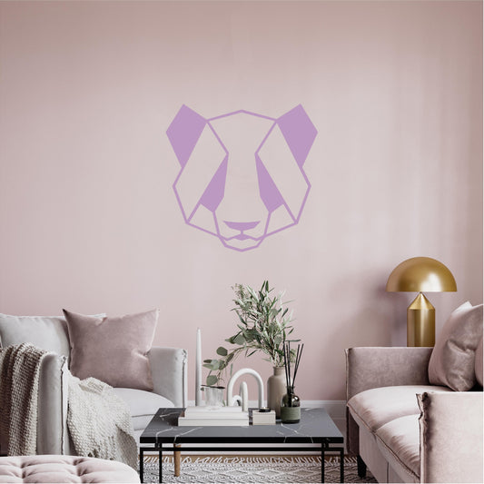 Geometric Panda Face - G040