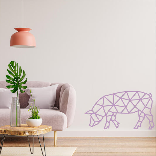 Geometric Pig - G044