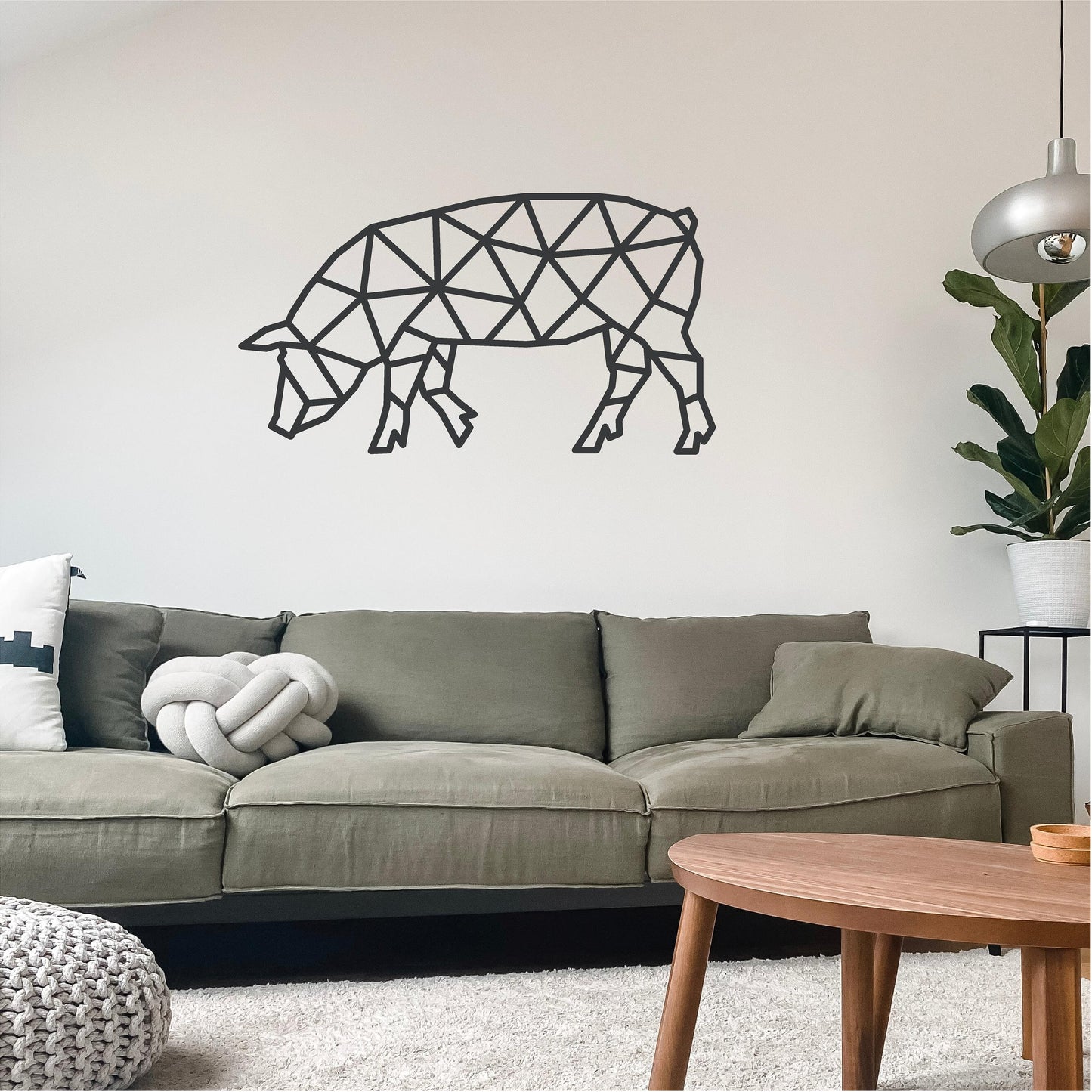 Geometric Pig - G044