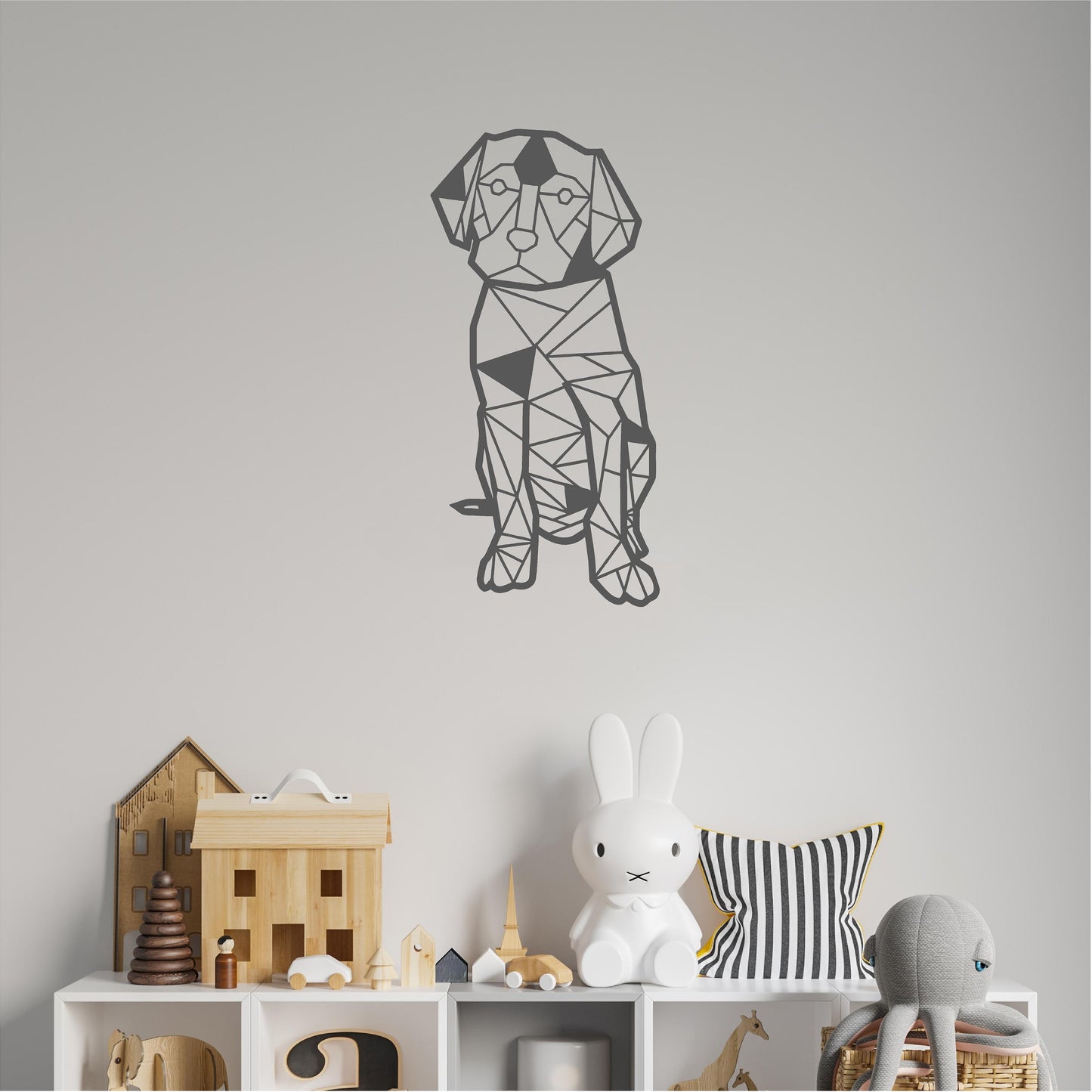 Geometric Puppy Dog - G045