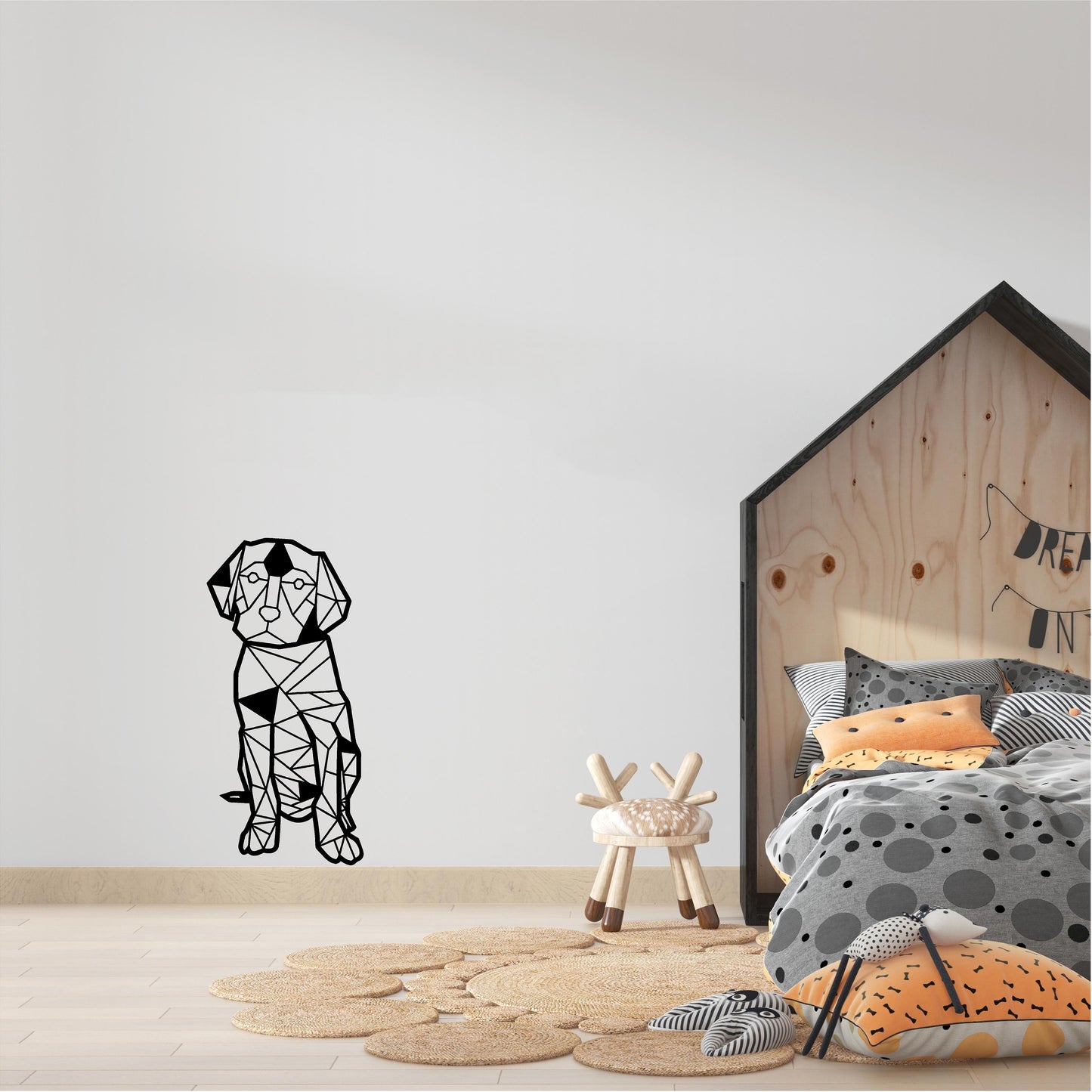 Geometric Puppy Dog - G045