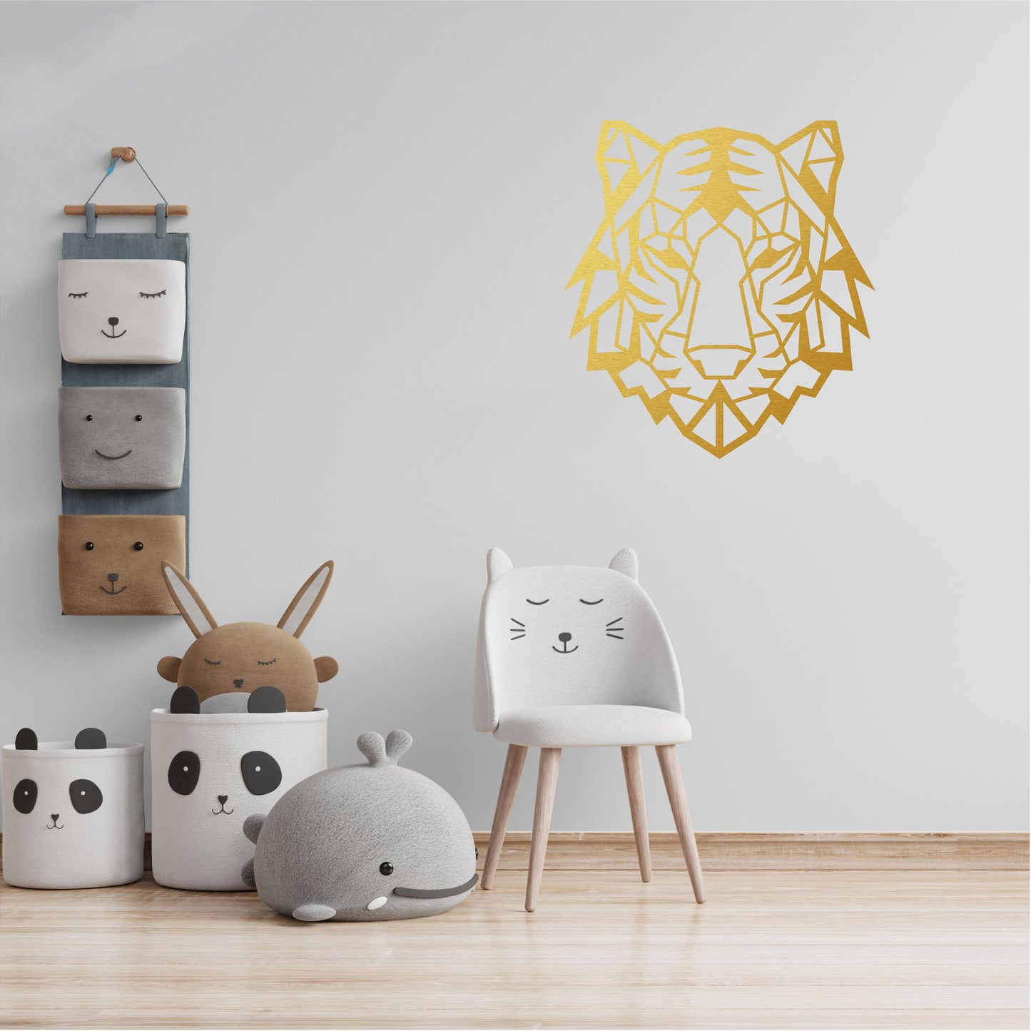 Geometric Tiger head - G052