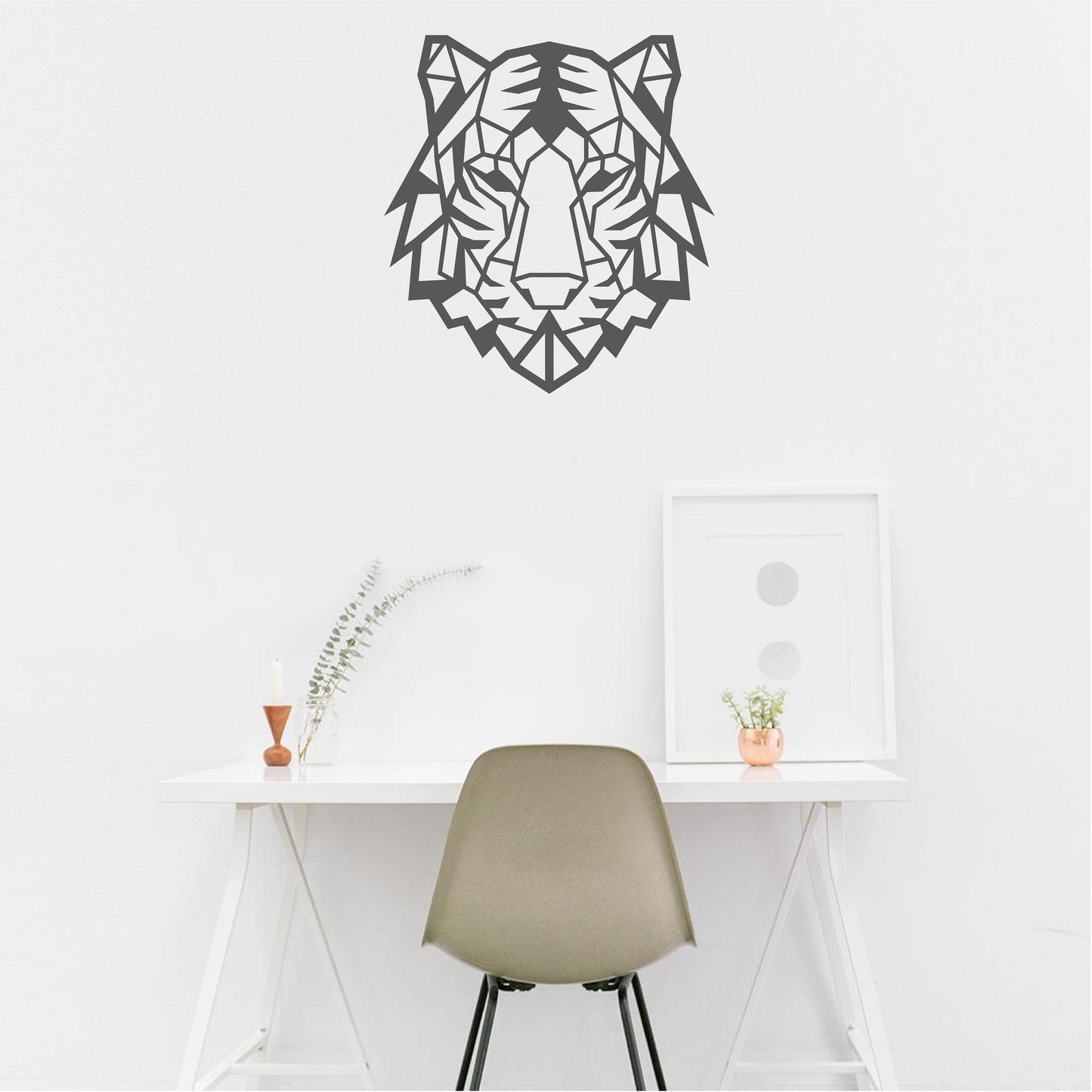 Geometric Tiger head - G052