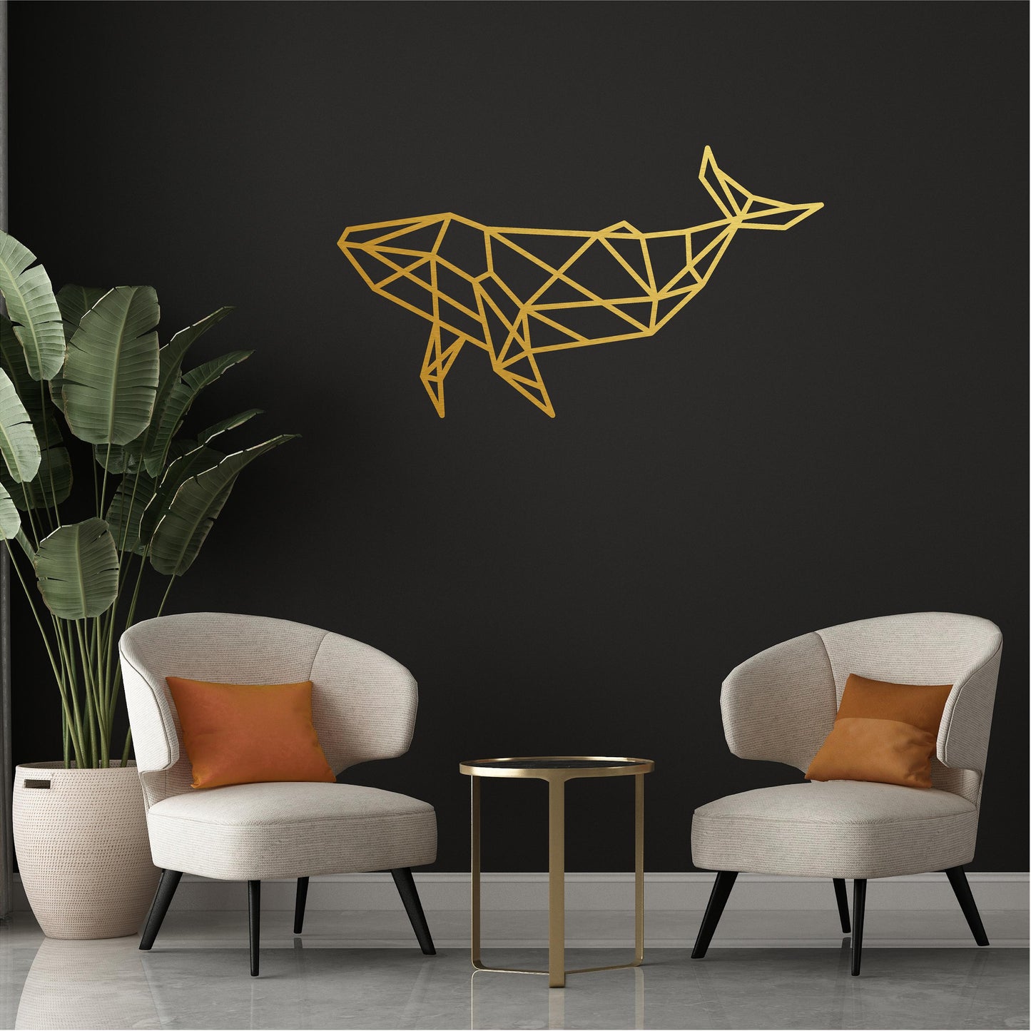 Geometric Whale - G055