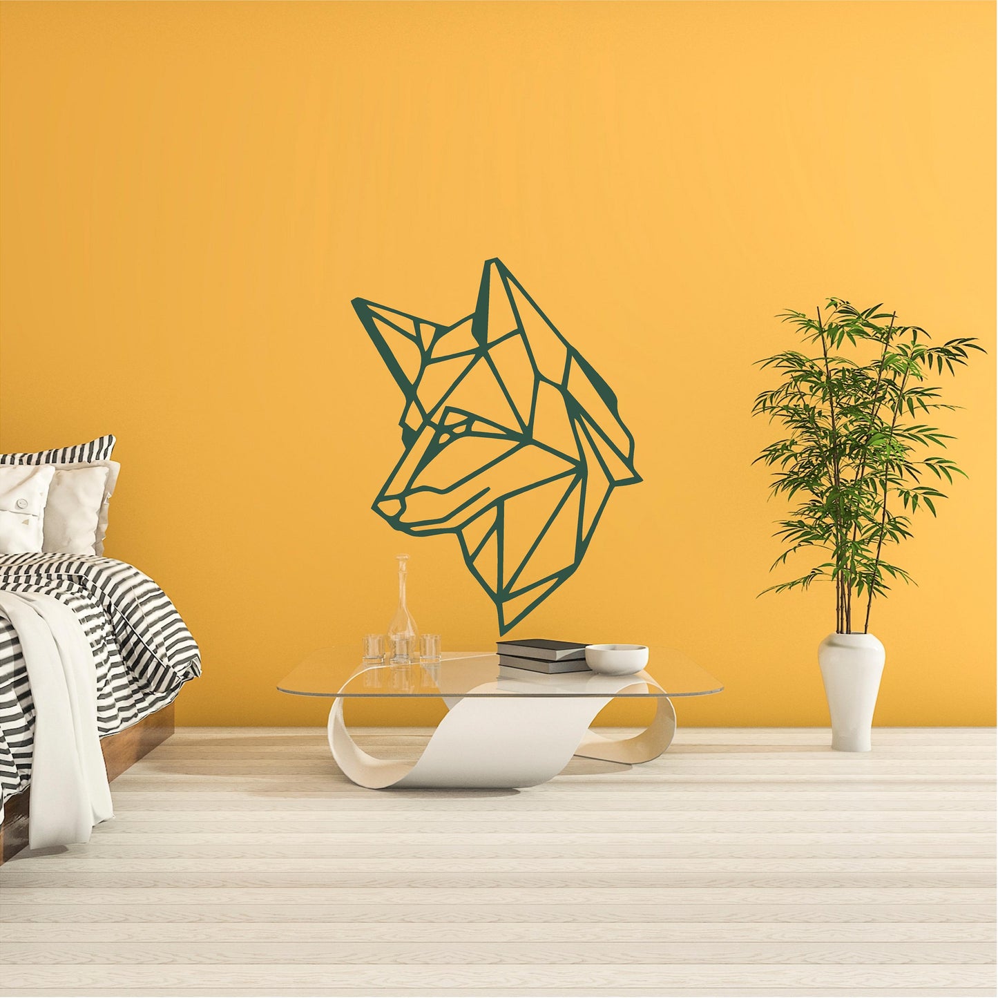Geometric Wolfs Head - G061