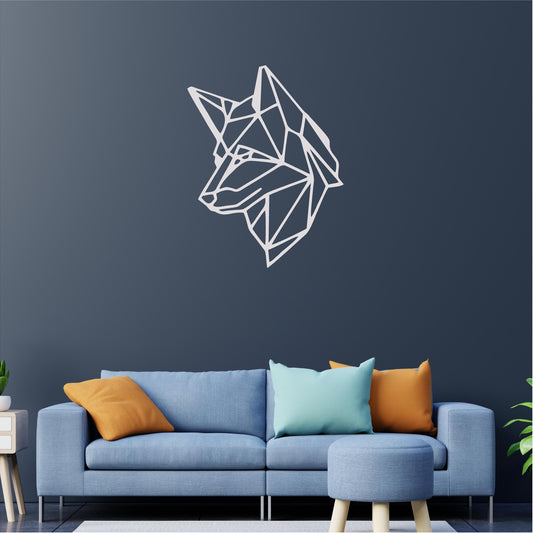 Geometric Wolfs Head - G061