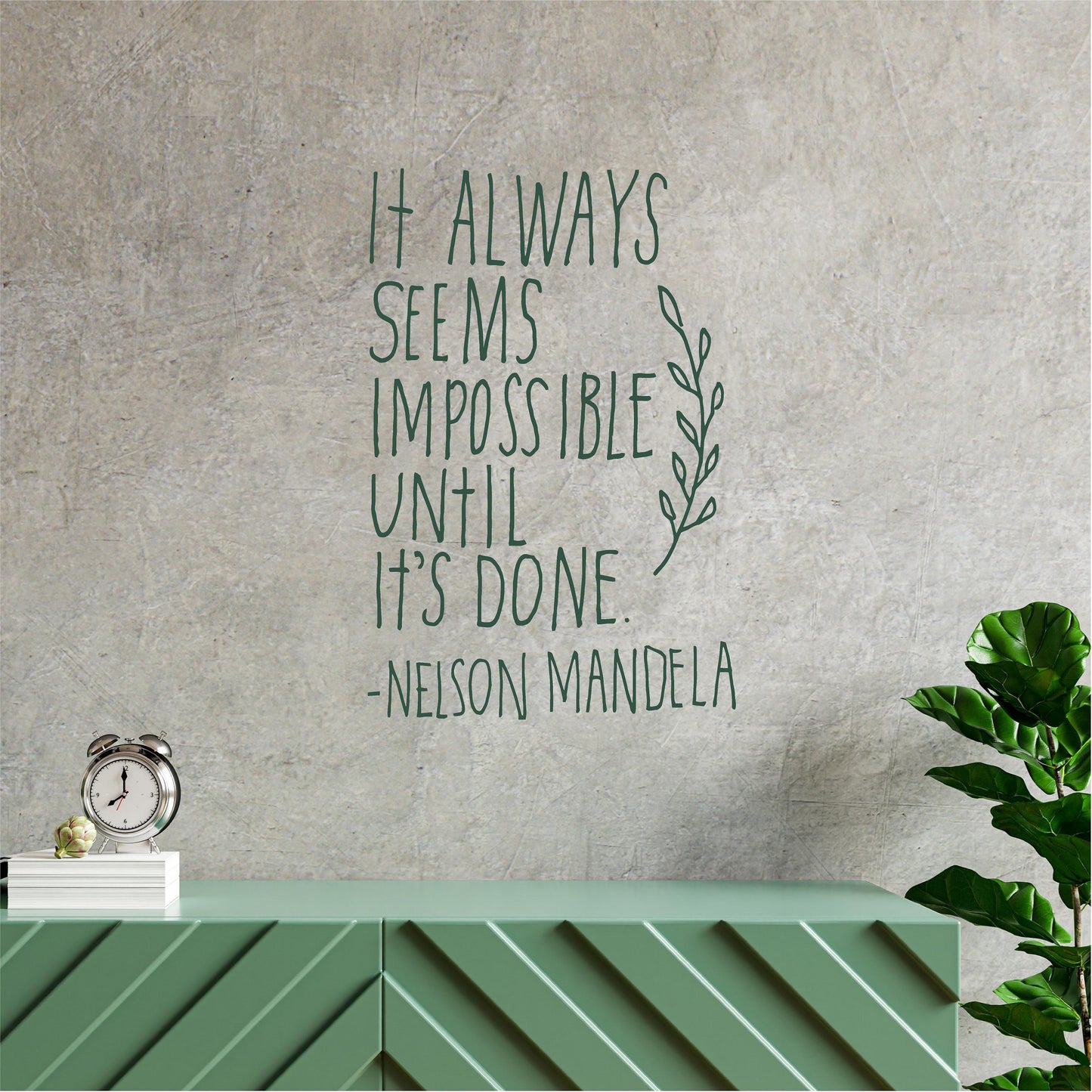 It always seems impossible until its done