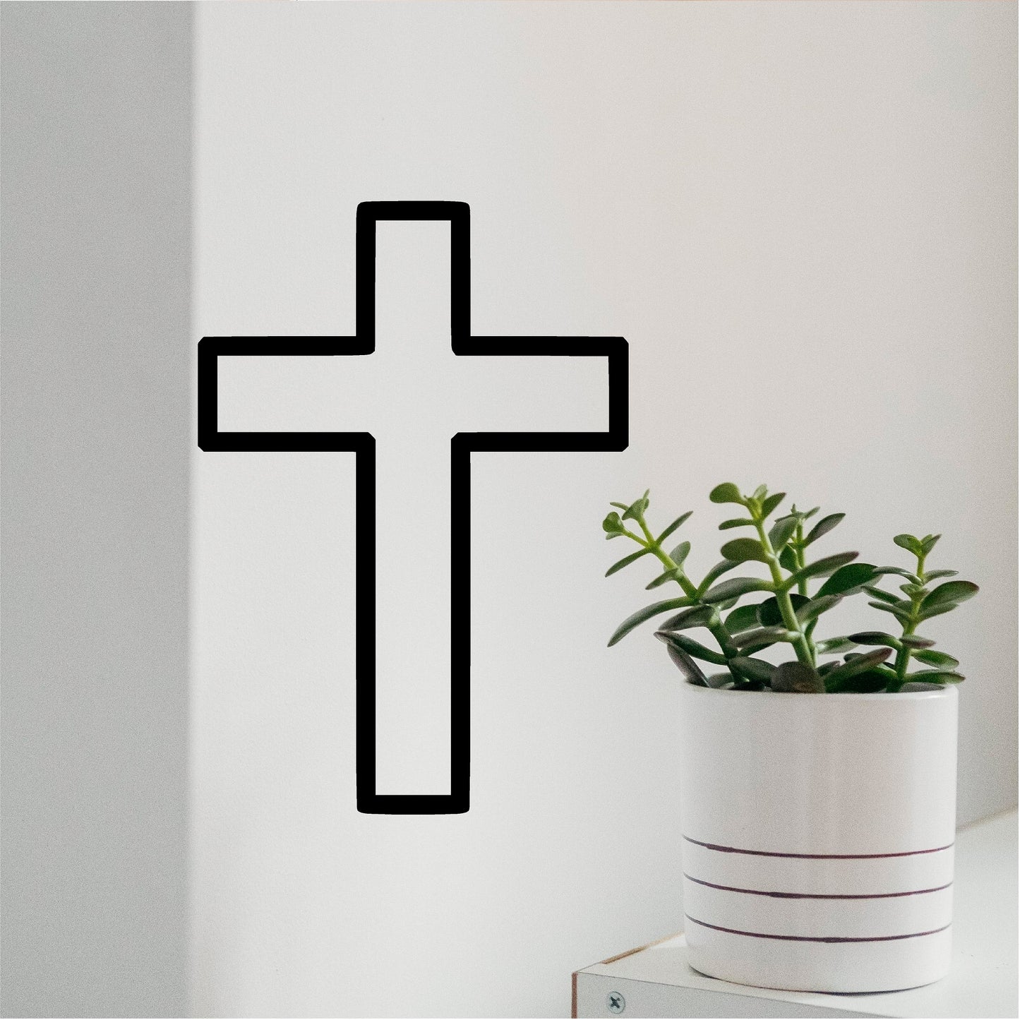 Christian Cross Crucifix Outline