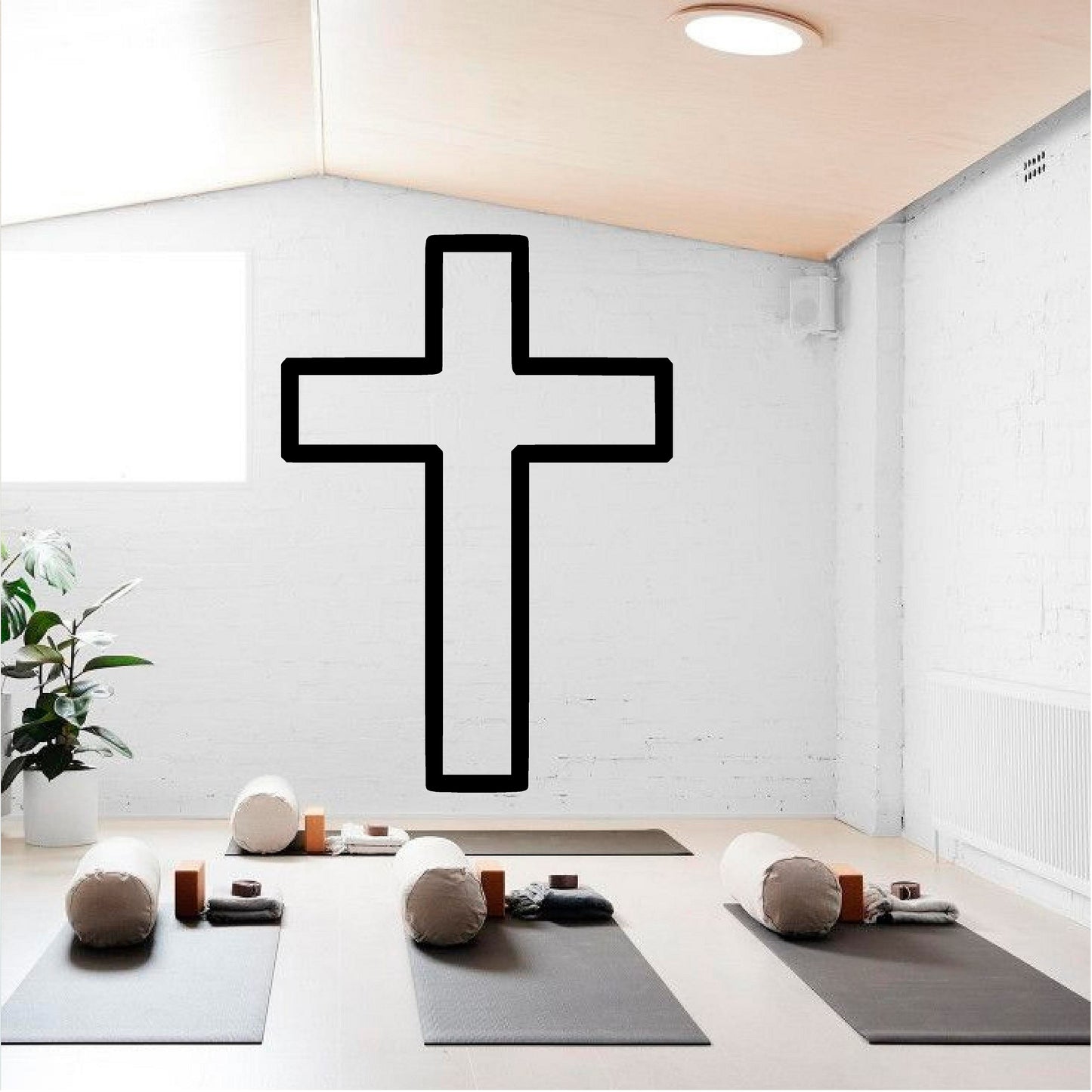 Christian Cross Crucifix Outline