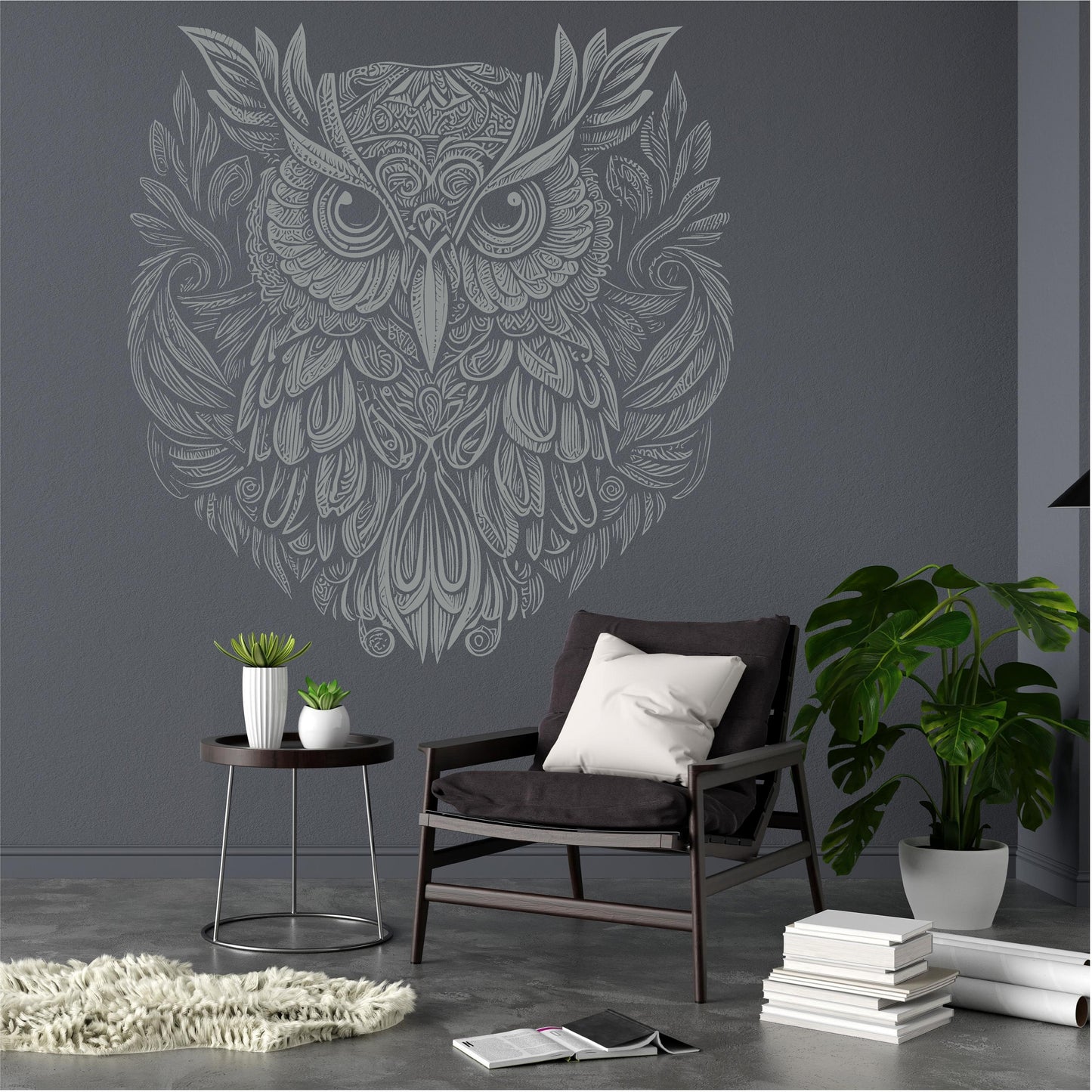 Decorative Mandala Owl