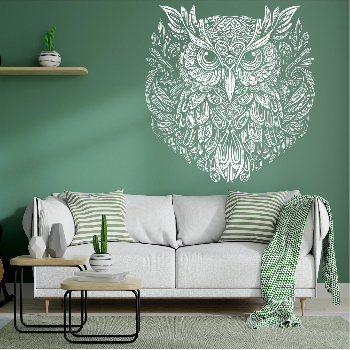 Decorative Mandala Owl