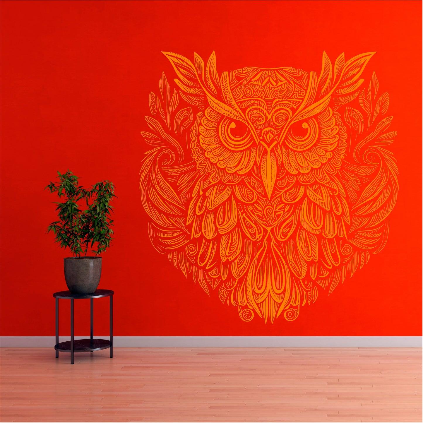 Decorative Mandala Owl