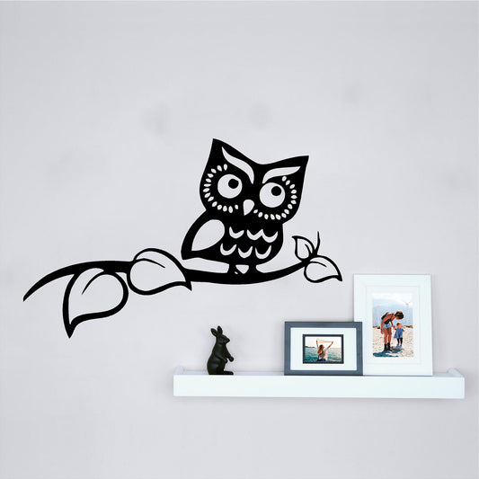 Owl on a Branch - 0279