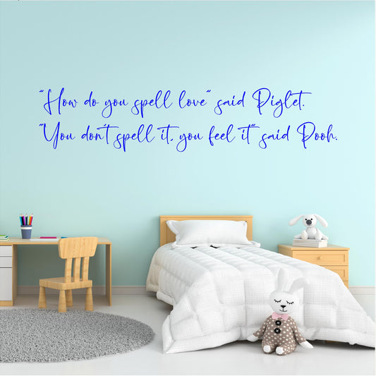 Pooh - How do you spell love