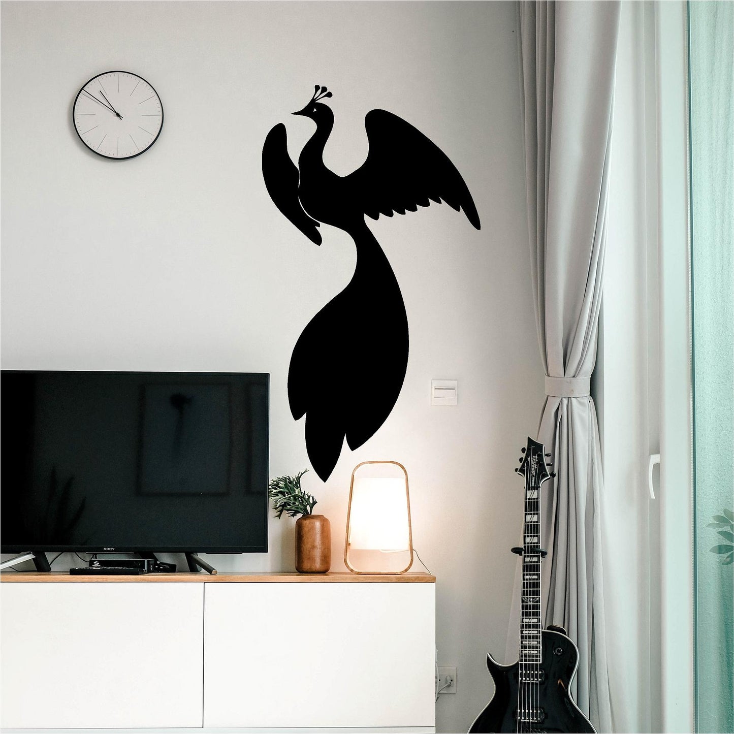 Peacock Silhouette - 0725