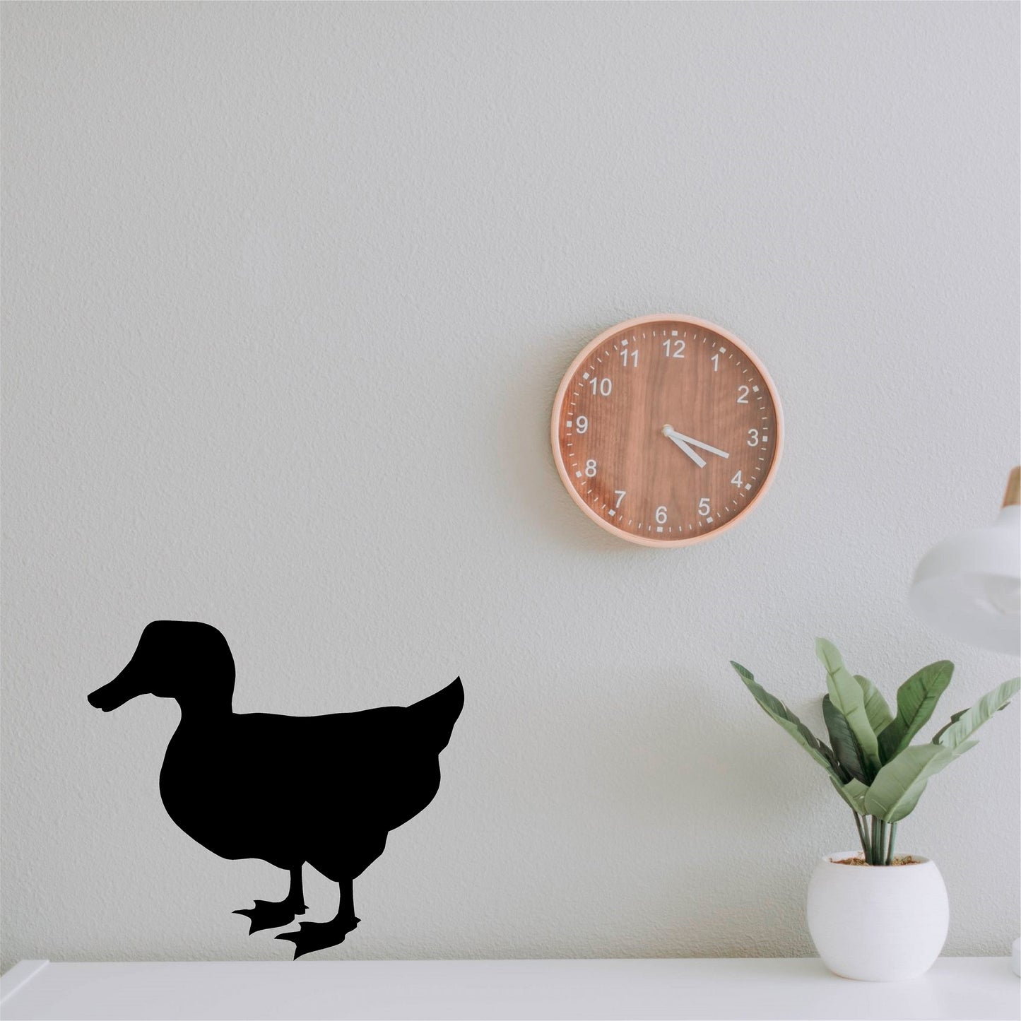 Silhouette of a Duck - 0078