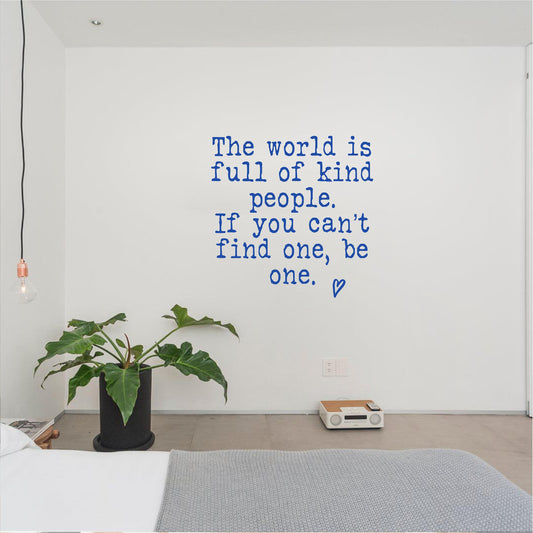 The world is full of nice people