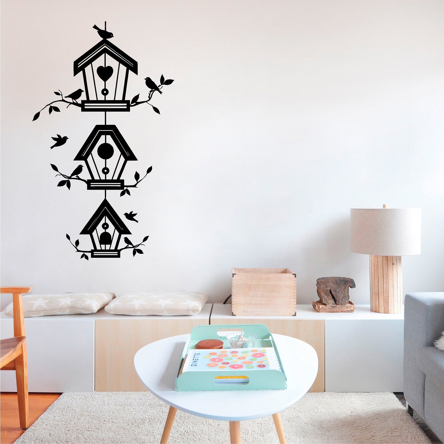 Three Bird Houses - 0268