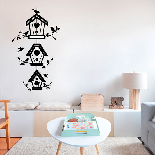 Three Bird Houses - 0268