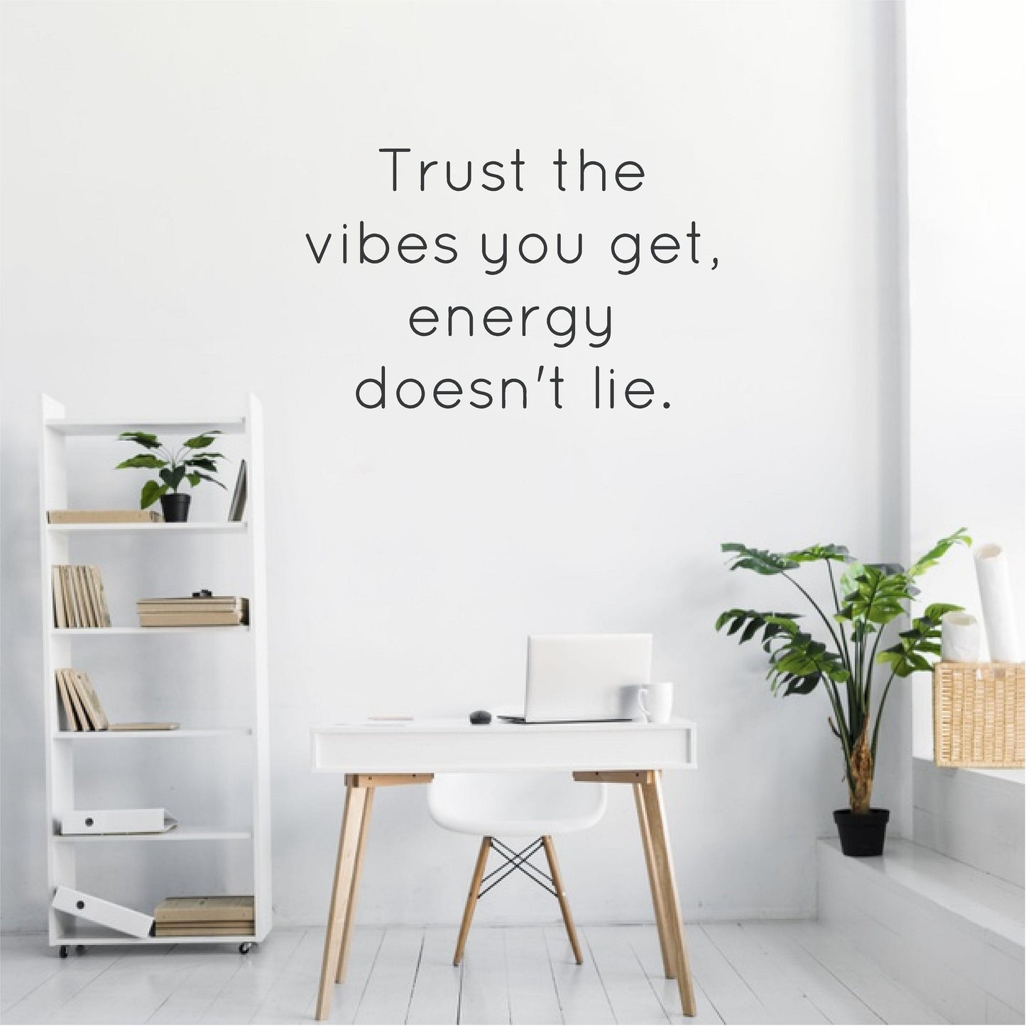 Trust the vibes you get, energy doesn't lie