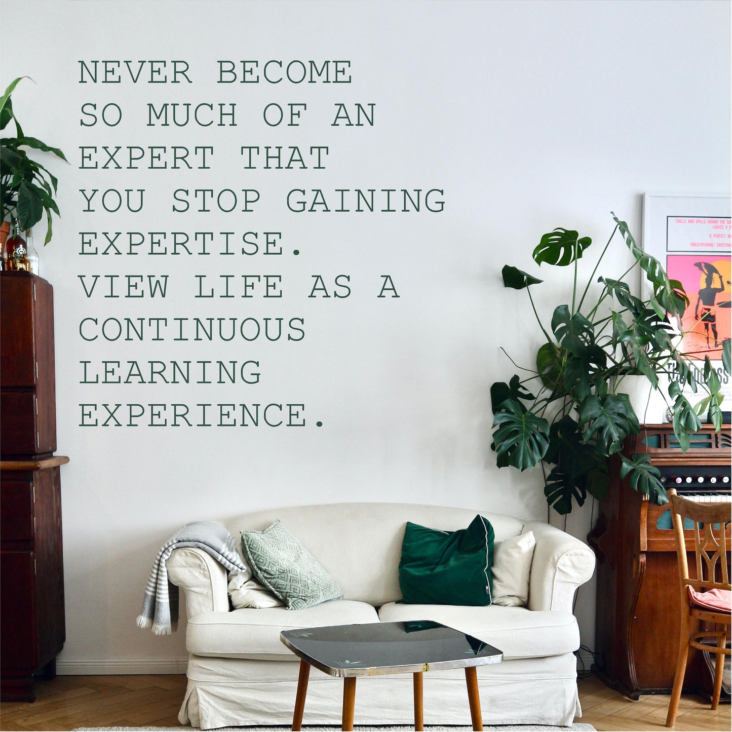 View life as a continues learning experience