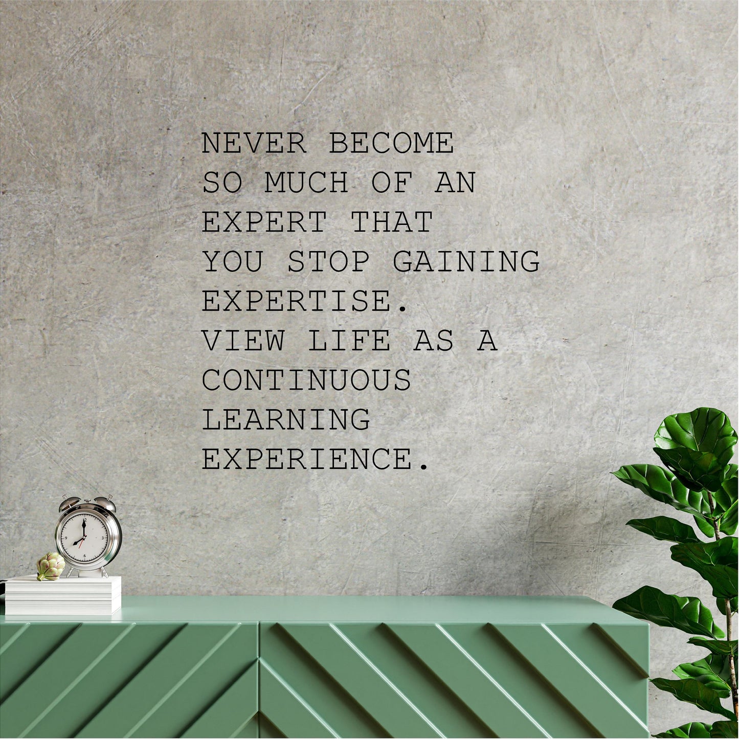 View life as a continues learning experience