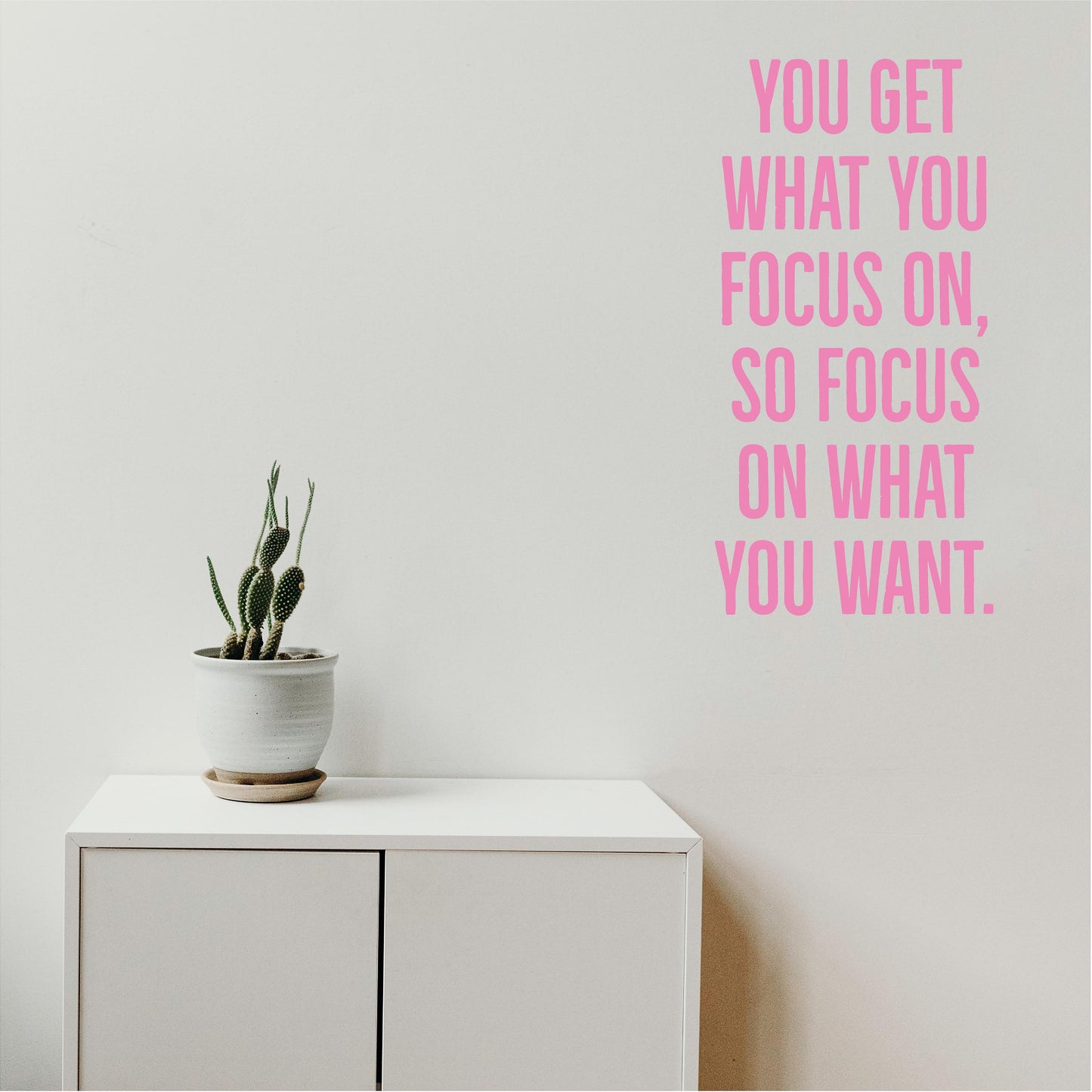 You only get what you focus on