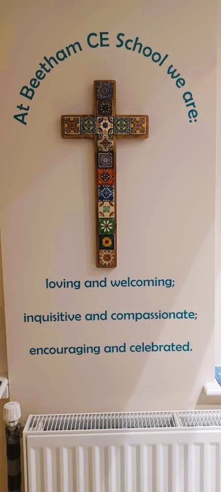 Beetham school values - customer project photograph