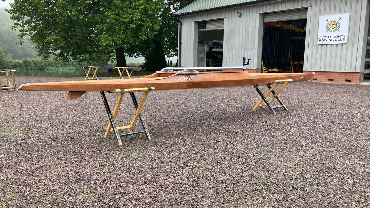 Avon rowing boat lettering — original project photograph