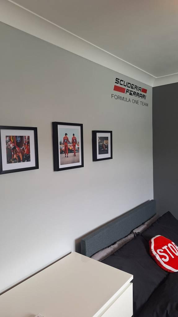 Ferrari room — original project photograph