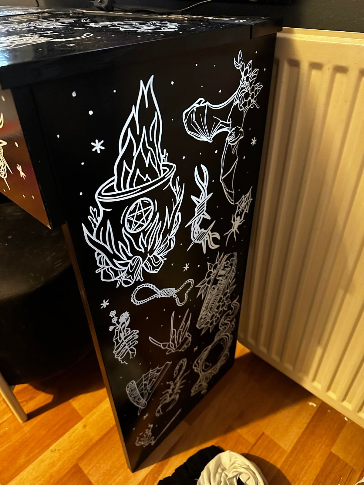 Vonny gothic dressing table — original project photograph